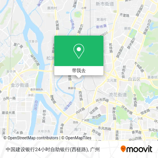 中国建设银行24小时自助银行(西槎路)地图