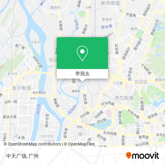 中天广场地图