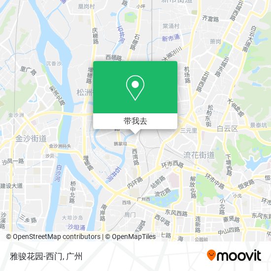 雅骏花园-西门地图