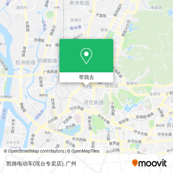 凯骑电动车(瑶台专卖店)地图
