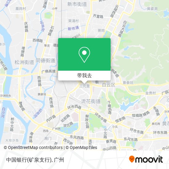 中国银行(矿泉支行)地图