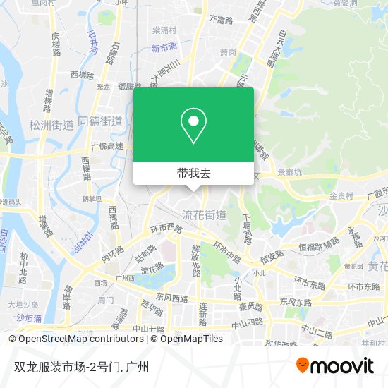 双龙服装市场-2号门地图