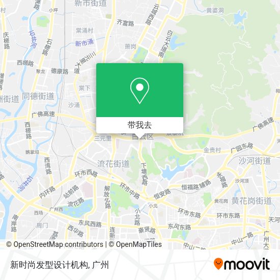 新时尚发型设计机构地图