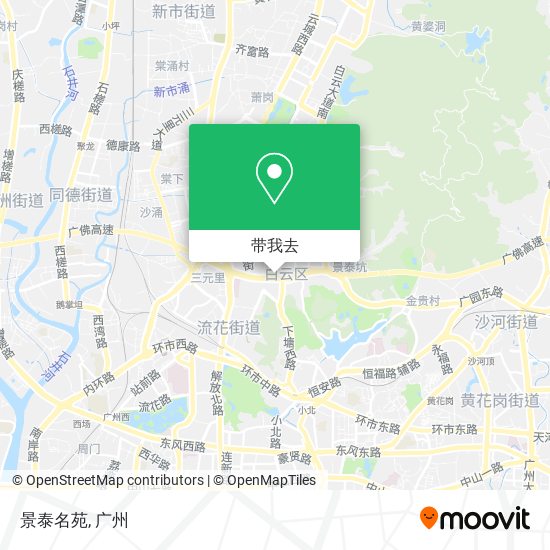 景泰名苑地图
