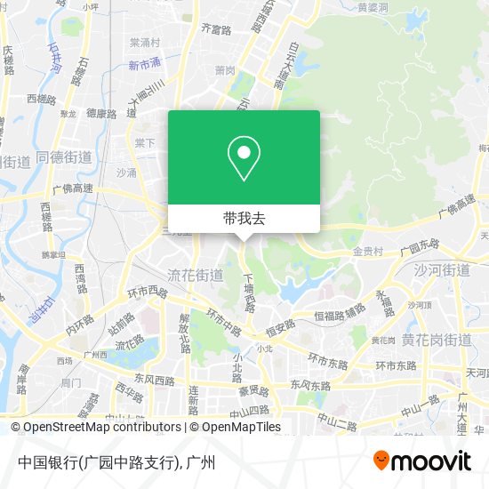 中国银行(广园中路支行)地图