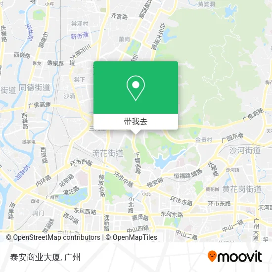 泰安商业大厦地图