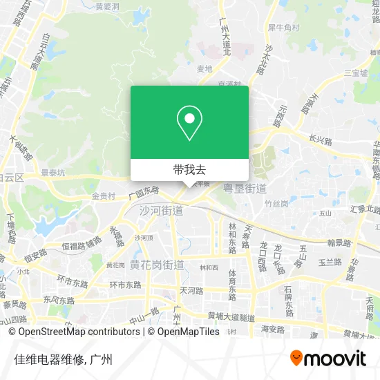 佳维电器维修地图
