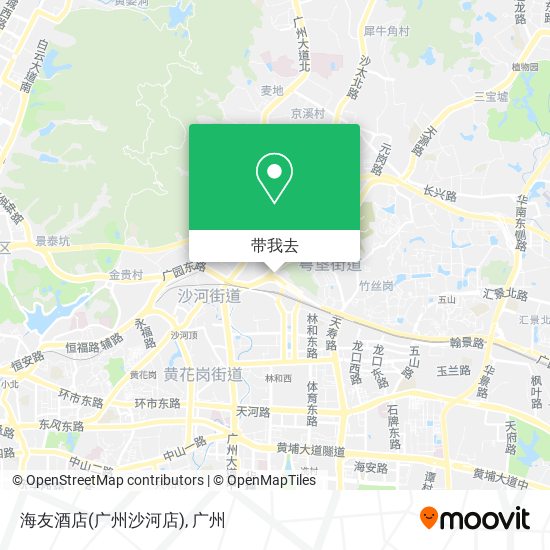 海友酒店(广州沙河店)地图