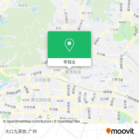 大口九茶饮地图