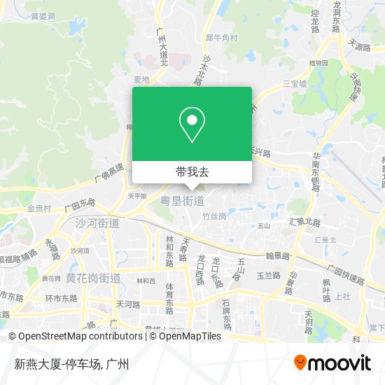 新燕大厦-停车场地图