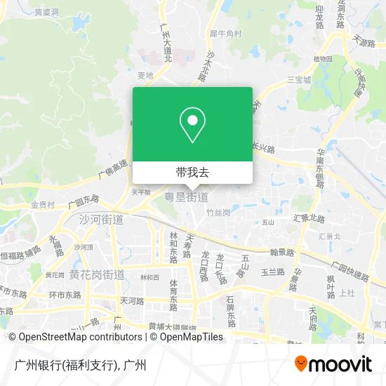 广州银行(福利支行)地图