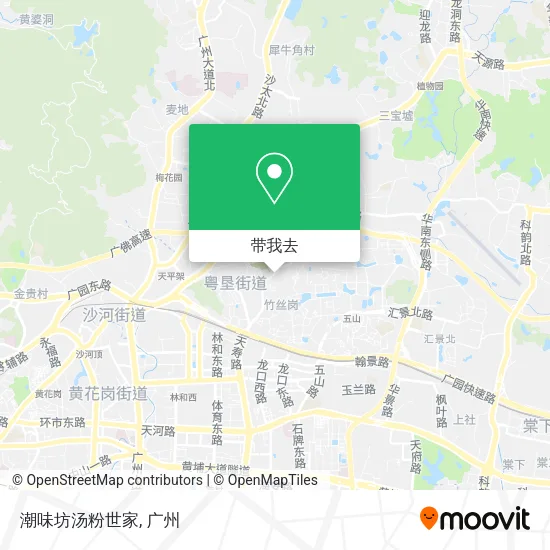 潮味坊汤粉世家地图