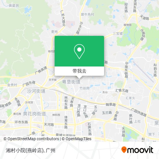 湘村小院(燕岭店)地图