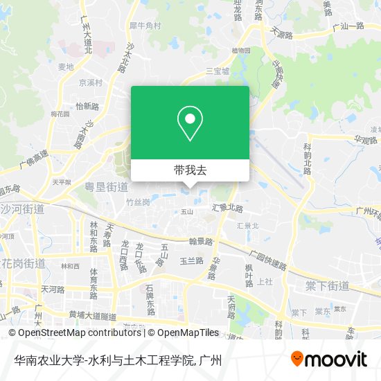 华南农业大学-水利与土木工程学院地图