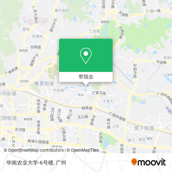 华南农业大学-6号楼地图