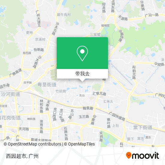 西园超市地图