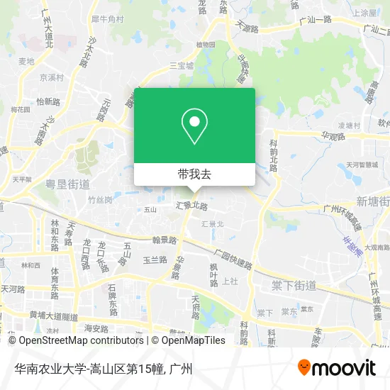 华南农业大学-嵩山区第15幢地图