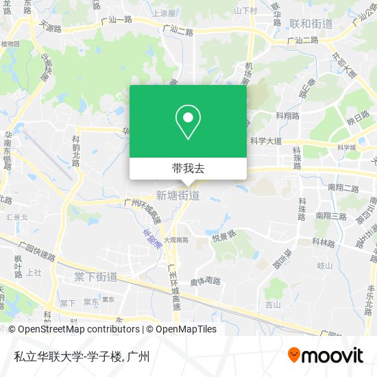 私立华联大学-学子楼地图