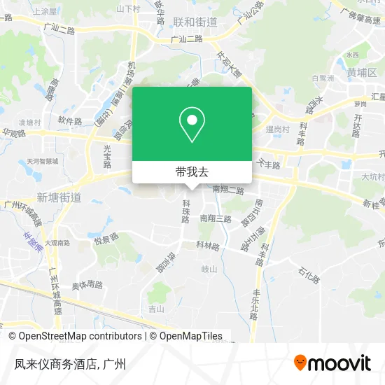 凤来仪商务酒店地图