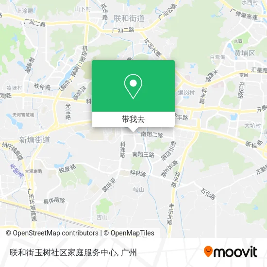 联和街玉树社区家庭服务中心地图