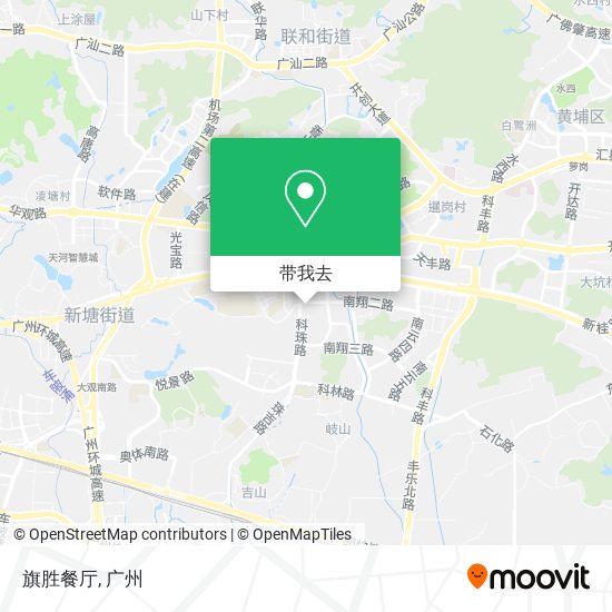 旗胜餐厅地图