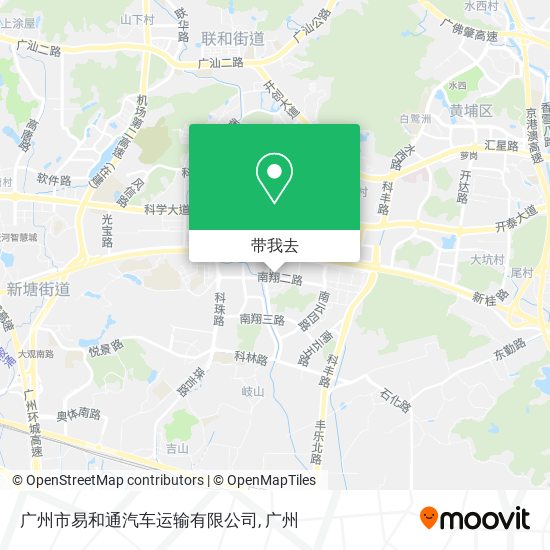 广州市易和通汽车运输有限公司地图