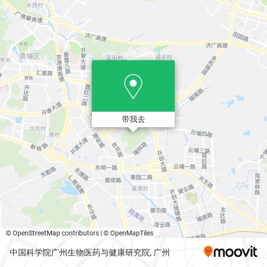 中国科学院广州生物医药与健康研究院地图