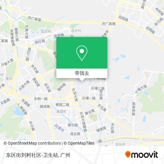 东区街刘村社区-卫生站地图