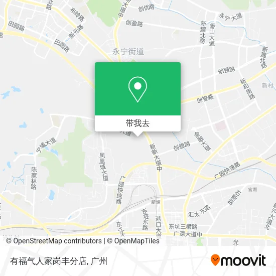 有福气人家岗丰分店地图