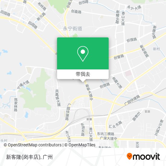 新客隆(岗丰店)地图