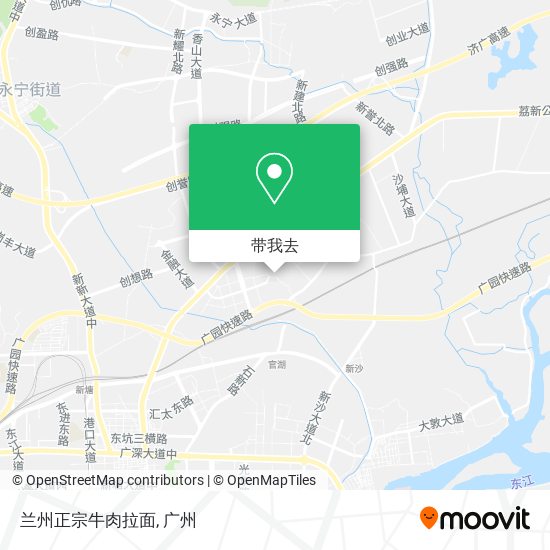 兰州正宗牛肉拉面地图