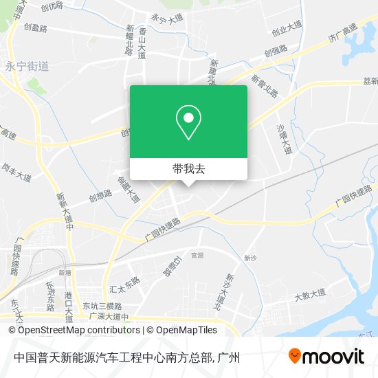 中国普天新能源汽车工程中心南方总部地图