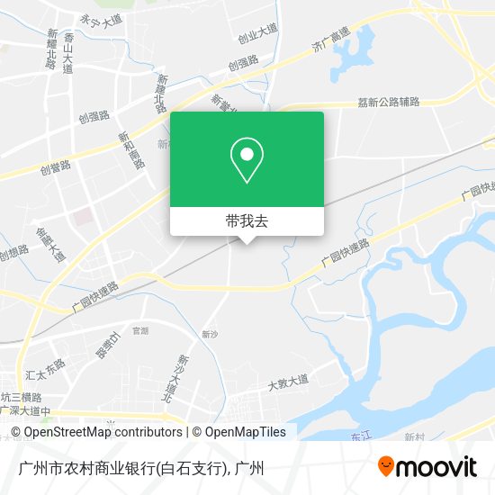 广州市农村商业银行(白石支行)地图