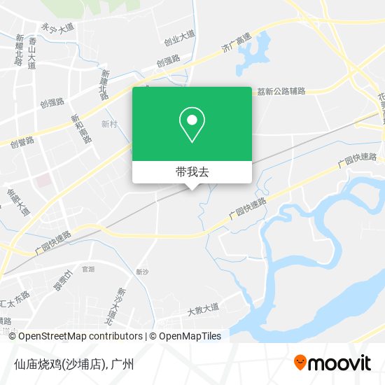 仙庙烧鸡(沙埔店)地图