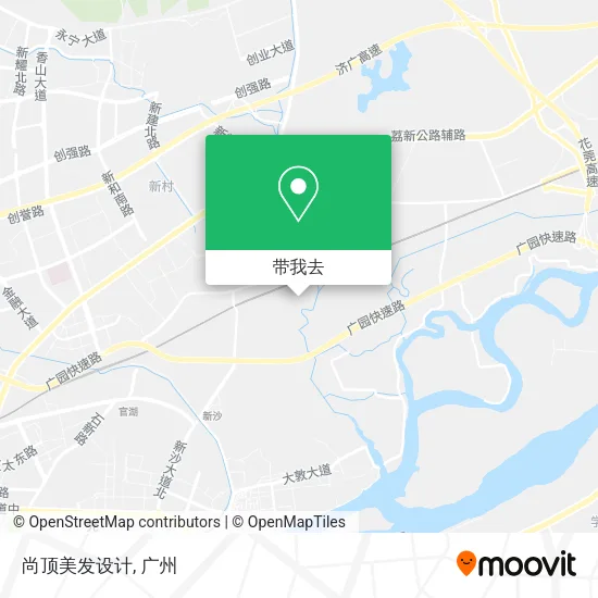 尚顶美发设计地图