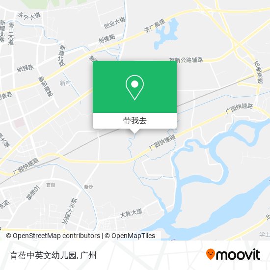 育蓓中英文幼儿园地图