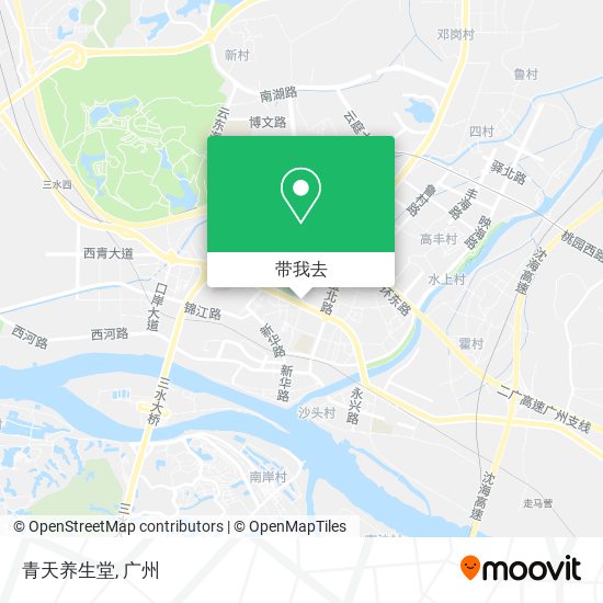 青天养生堂地图