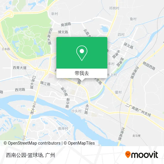 西南公园-篮球场地图