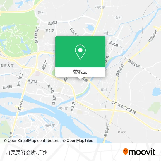 群美美容会所地图