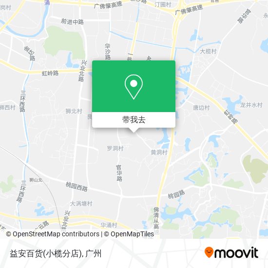 益安百货(小榄分店)地图