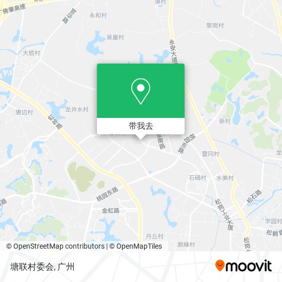 塘联村委会地图