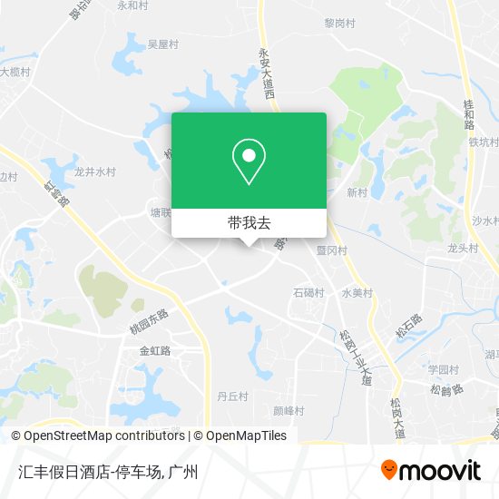 汇丰假日酒店-停车场地图