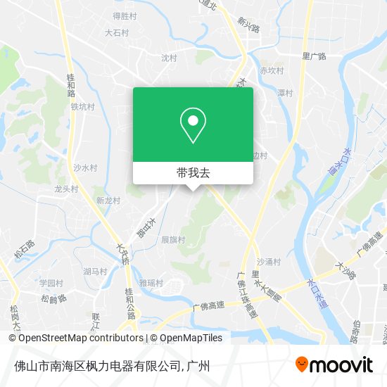 佛山市南海区枫力电器有限公司地图