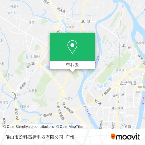 佛山市盈科高标电器有限公司地图