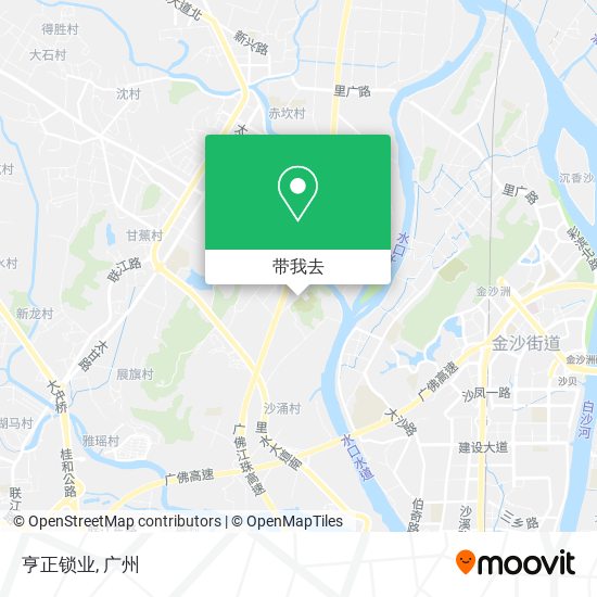 亨正锁业地图