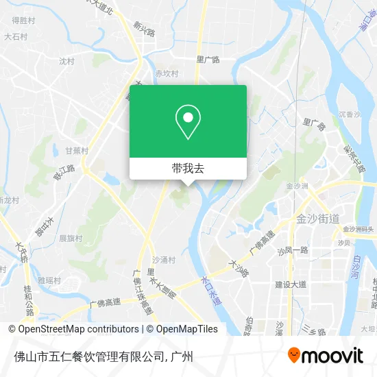 佛山市五仁餐饮管理有限公司地图