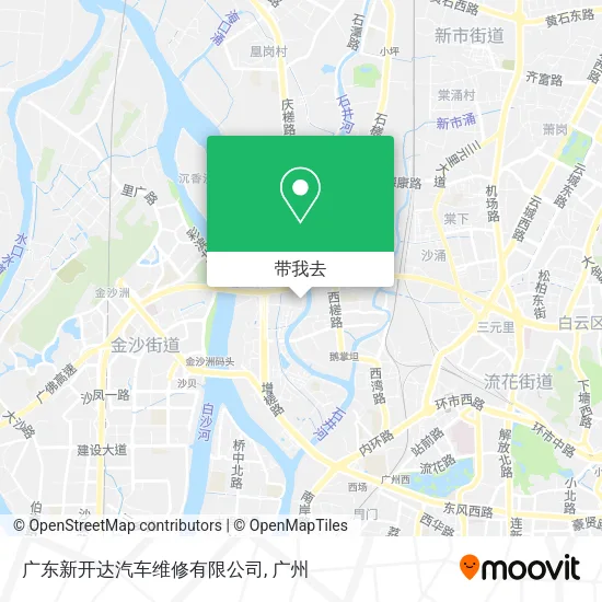 广东新开达汽车维修有限公司地图