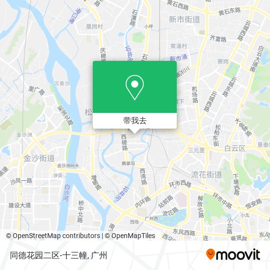 同德花园二区-十三幢地图