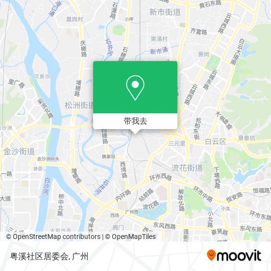 粤溪社区居委会地图