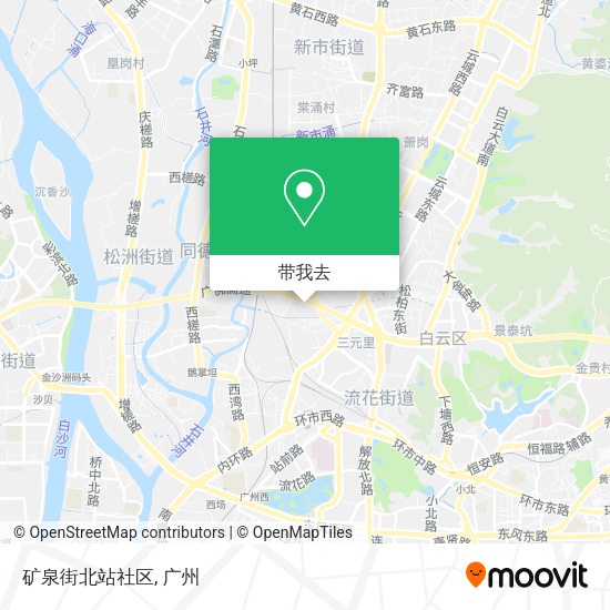 矿泉街北站社区地图